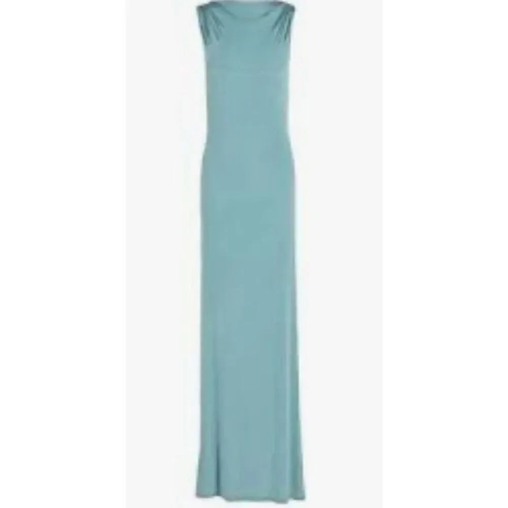 Atlien Made in France Maxi Dress in Seafoam Green NWT Size 42/ US 10